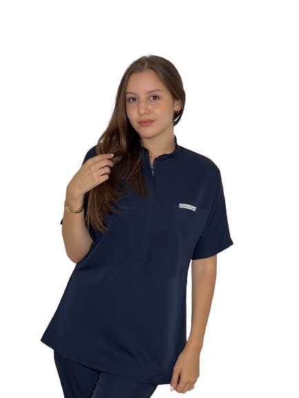 Navy Blue Pocket Perfection line scrubs